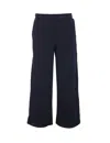 Daily Paper Logo Wide Leg Pants In Black