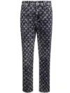 Daily Paper Logo-patch Jeans In Blue