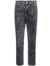 Daily Paper Logo-patch Jeans In Blue