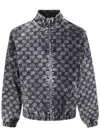 Daily Paper "velvet Track" Jacket Clothing In Blue