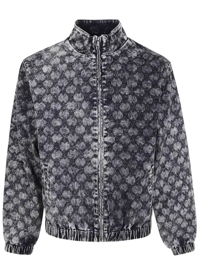 Daily Paper "velvet Track" Jacket Clothing In Blue