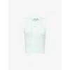 Daily Paper Womens  Unit Ribbed Cotton-jersey Vest