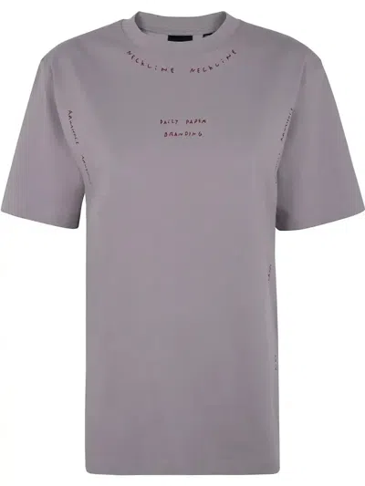 Daily Paper Written T-shirt In Purple