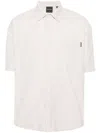 Daily Paper Zuri Macramé-jacquard Shirt In Brown