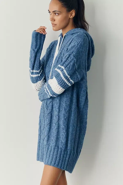 Daily Practice Boulder Bound Sweater Dress In Blue