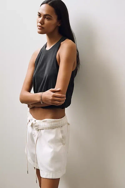Daily Practice Bubble Twist Tank Top In Black