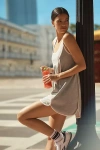 Daily Practice By Anthropologie At Play Mini Dress In Grey