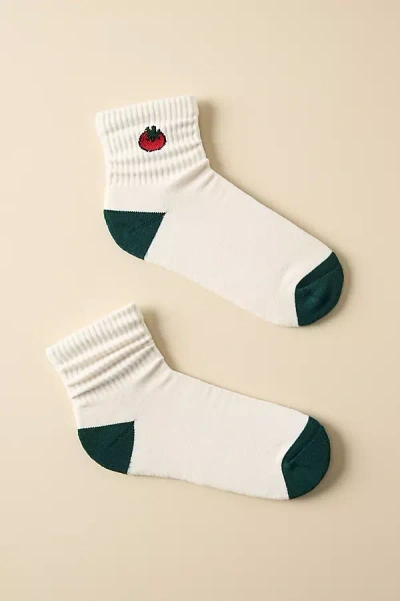 Daily Practice By Anthropologie Athletic Icon Socks In Green