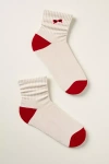 Daily Practice By Anthropologie Athletic Icon Socks In Red