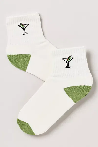 Daily Practice By Anthropologie Athletic Icon Socks In White
