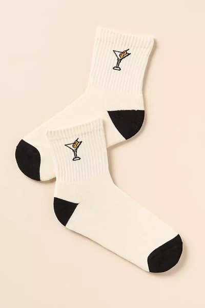 Daily Practice By Anthropologie Athletic Icon Socks In White