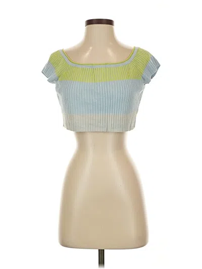 Pre-owned Daily Practice By Anthropologie Cardigan Sweater In Blue