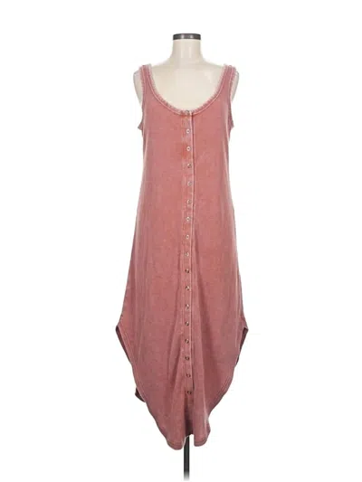 Pre-owned Daily Practice By Anthropologie Casual Dress In Burgundy