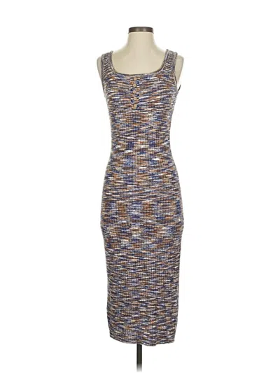 Pre-owned Daily Practice By Anthropologie Casual Dress In Gray