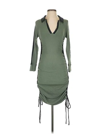 Pre-owned Daily Practice By Anthropologie Casual Dress In Green