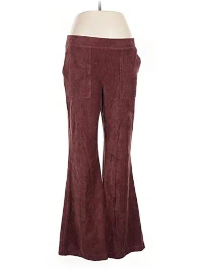 Pre-owned Daily Practice By Anthropologie Casual Pants In Burgundy