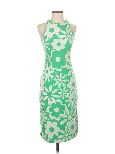 Pre-owned Daily Practice By Anthropologie Cocktail Dress In Green