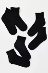Daily Practice By Anthropologie Daily Practice Athletic Socks, Set Of 3 In Black
