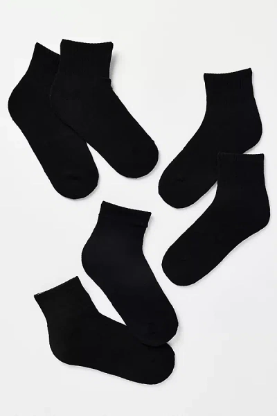 Daily Practice By Anthropologie Daily Practice Athletic Socks, Set Of 3 In Black