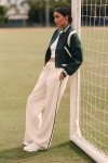 Daily Practice By Anthropologie Daily Practice Barrel Track Pants In Neutral