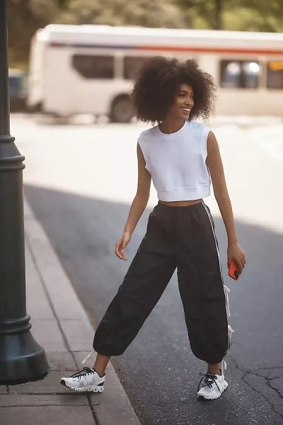 Daily Practice By Anthropologie Daily Practice Bowline Parachute Pants In Black