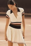 Daily Practice By Anthropologie Daily Practice Check Mark Polo Knit Mini Dress
