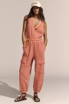 Daily Practice By Anthropologie Daily Practice Cloud Rest Sleeveless V-neck Jumpsuit