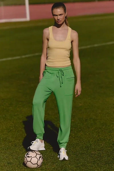 Daily Practice By Anthropologie Daily Practice Cotton Knit Tank Top In Green