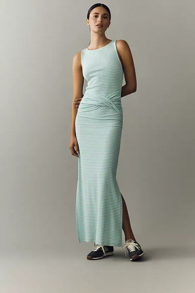 Daily Practice By Anthropologie Daily Practice Drop-waist Midi Dress In Blue
