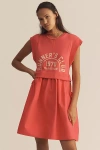 Daily Practice By Anthropologie Daily Practice Gardenia Muscle Tank Twofer Dress