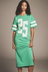 Daily Practice By Anthropologie Daily Practice Graphic T-shirt Midi Dress In Green