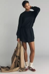 Daily Practice By Anthropologie Daily Practice Heather Tania Mini Dress In Black