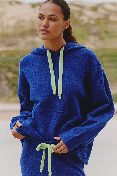Daily Practice By Anthropologie Daily Practice Huddle Up Pop Cord Pullover In Blue
