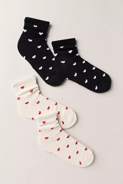 Daily Practice By Anthropologie Daily Practice Icon Socks, Set Of 2 In Multi