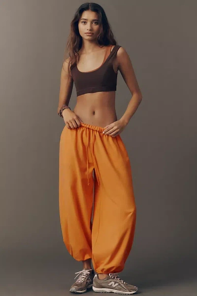 Daily Practice By Anthropologie Daily Practice Knit Balloon Pants In Orange
