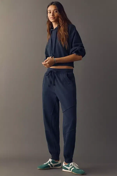 Daily Practice By Anthropologie Daily Practice Lace Joggers Pants In Black