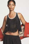 Daily Practice By Anthropologie Daily Practice Lace Tank Top In Black