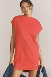 Daily Practice By Anthropologie Daily Practice Off-the-shoulder Neoprene Mini Dress In Pink
