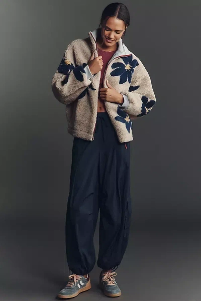 Daily Practice By Anthropologie Daily Practice Offshore Sherpa Fleece Jacket In Neutral