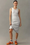 Daily Practice By Anthropologie Daily Practice Open Road Sleeveless Midi Dress In Gray