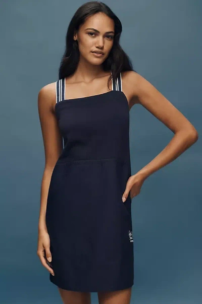 Daily Practice By Anthropologie Daily Practice Passing Shot Sleeveless Mini Dress In Blue