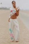 Daily Practice By Anthropologie Daily Practice Printed Jogger Sweatpants In Neutral