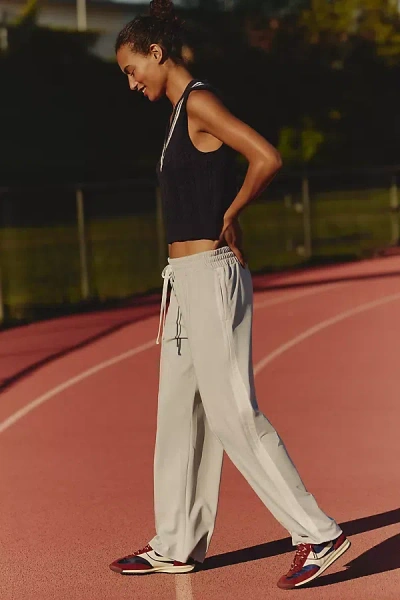 Daily Practice By Anthropologie Daily Practice Side-stripe Straight-leg Pants In Gray