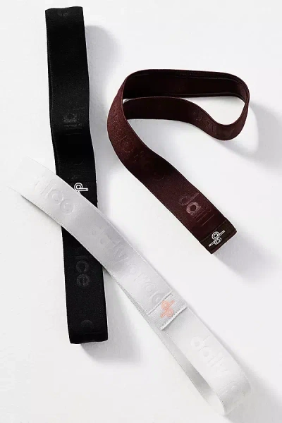 Daily Practice By Anthropologie Daily Practice Silicon Headbands, Set Of 3 In Sand