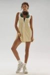 Daily Practice By Anthropologie Daily Practice Sleeveless Smocked Mini Dress In Yellow