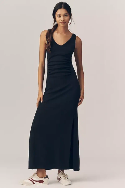 Daily Practice By Anthropologie Daily Practice Sporty Maxi Dress In Black