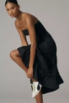 Daily Practice By Anthropologie Daily Practice Strapless Mini Dress In Black