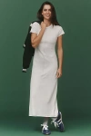 Daily Practice By Anthropologie Daily Practice T-shirt Midi Dress In White