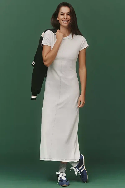 Daily Practice By Anthropologie Daily Practice T-shirt Midi Dress In White