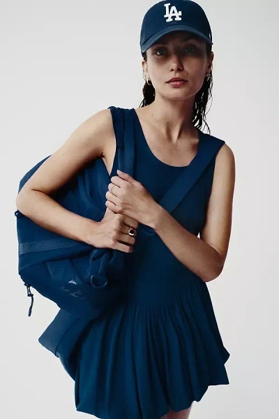 Daily Practice By Anthropologie Daily Practice Waypoint Basque-waist Bubble-hem Mini Dress